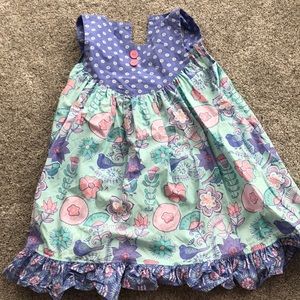 EUC Eleanor Rose swing dress size 7-8
